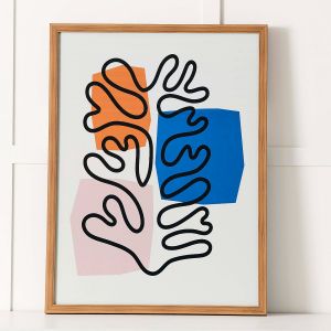 Matisse Coral Print 63x83