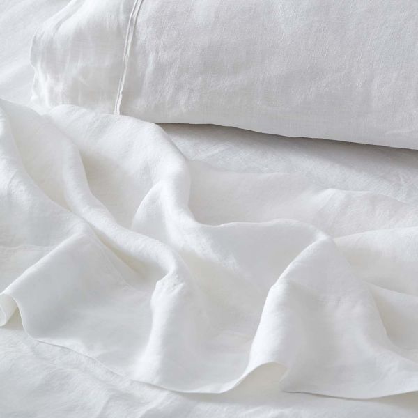 Antwerp Linen Flat Sheet  - White