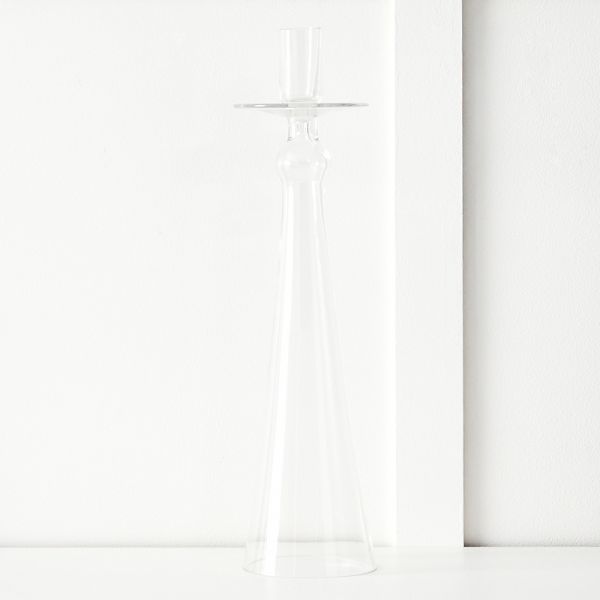 St Piere Glass Candlestick